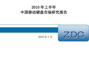 2022年上半年中国移动硬盘市场研究报告