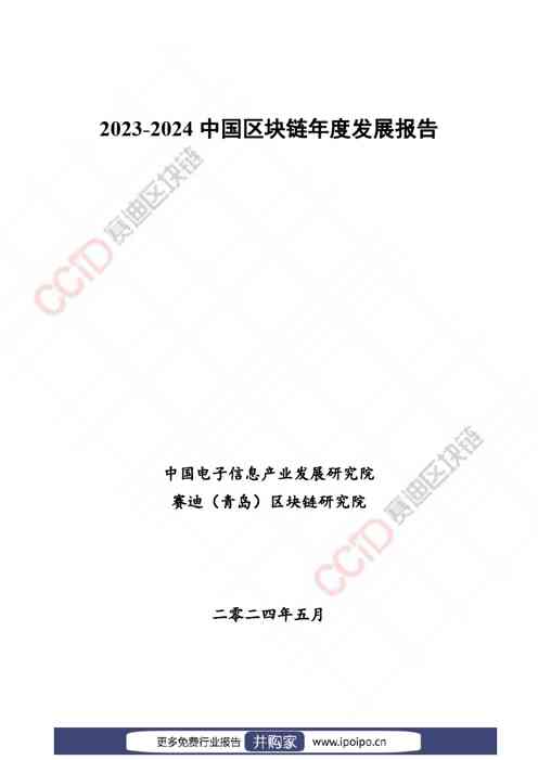 2023-2024中国区块链年度发展报告-中国电子信息产业发展研究院&赛迪区块链研究院-2024.5
