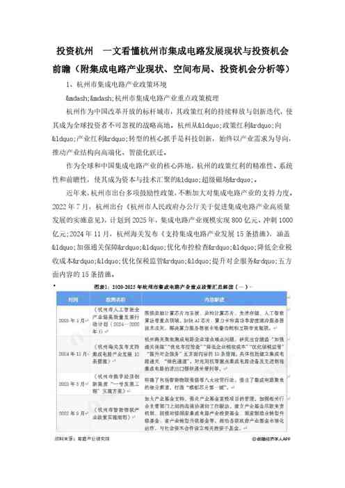 一文看懂杭州市集成电路发展现状与投资机会前瞻（附集成电路产业现状、空间布局、投资机会分析