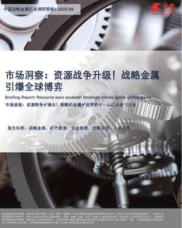 市场洞察：资源战争升级！战略金属引爆全球博弈