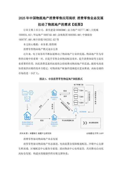 消费零售业态发展拉动了物流地产的需求【组图】