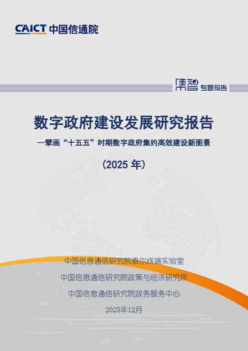 数字政府建设发展研究报告（2025年）