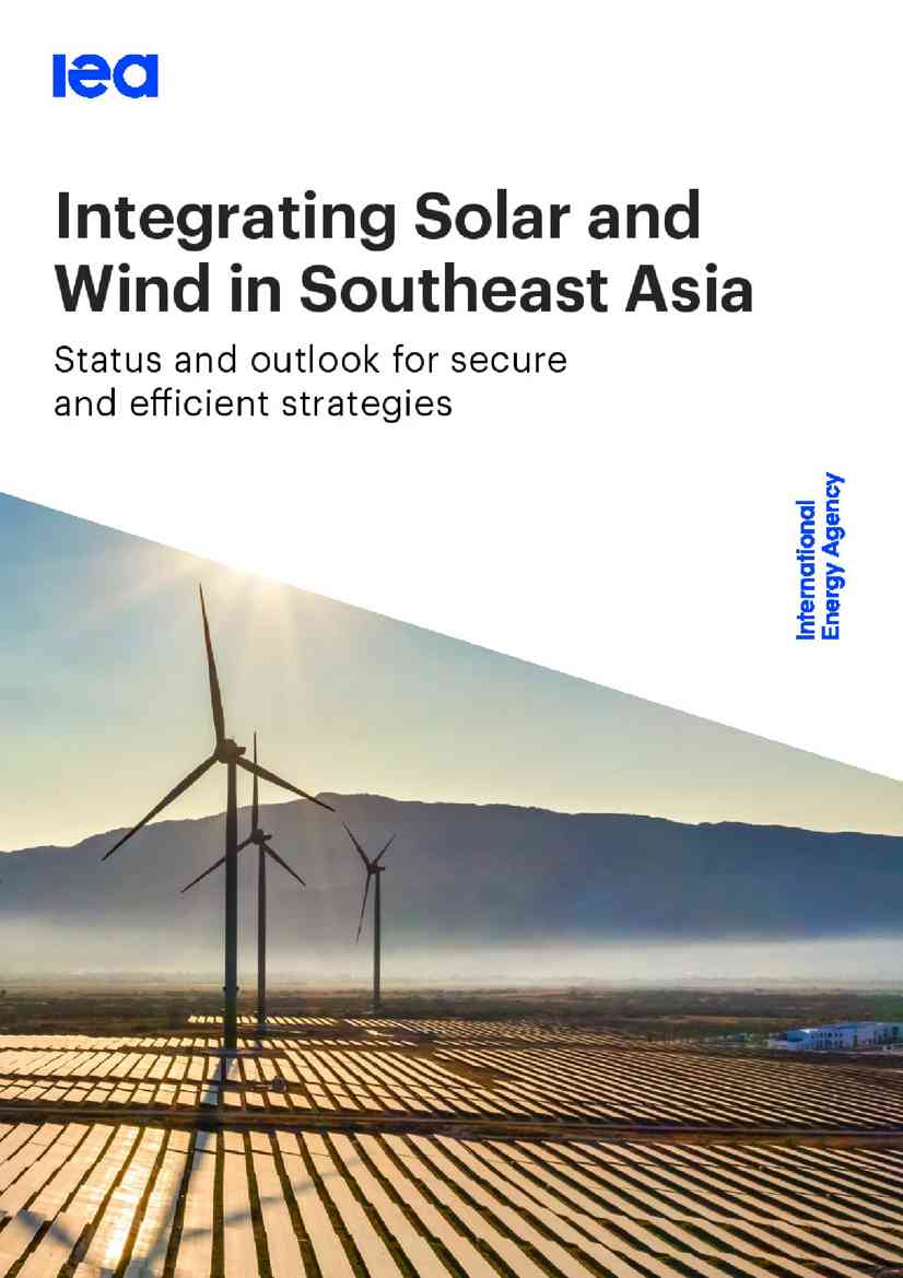 在东南亚整合太阳能和风能:现状与前景